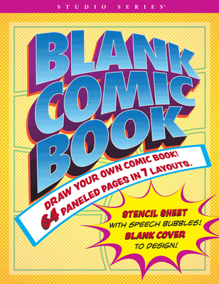 Blank Comic Book (Stencil Included) 1441332928 Book Cover