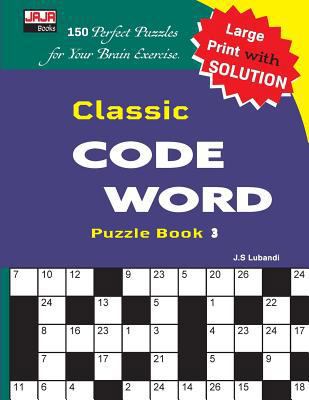 Classic CODE WORD Puzzle Book 1727133560 Book Cover