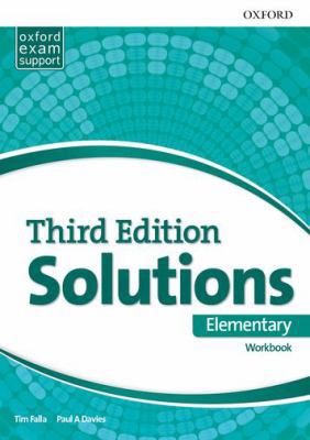 Solutions 3rd Edition Elementary. Workbook 0194561860 Book Cover