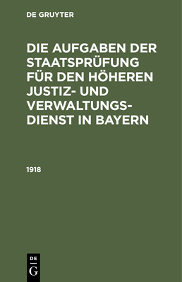 1918 [German] 3112446372 Book Cover