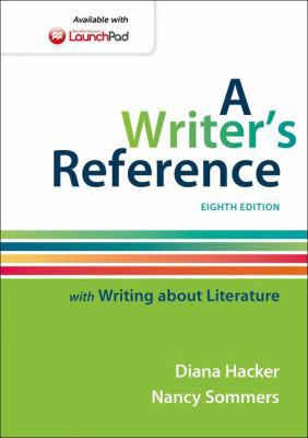 A Writer's Reference with Writing about Literature B09L752FZ3 Book Cover