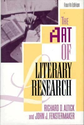 The Art of Literary Research 0393962407 Book Cover