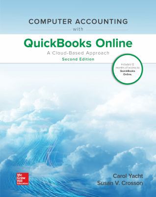 Computer Accounting with QuickBooks Online: A C... 1260040828 Book Cover