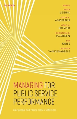 Managing for Public Service Performance: How Pe... 0192893424 Book Cover