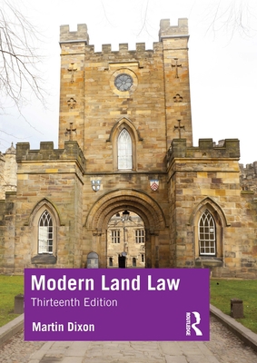 Modern Land Law 1032395753 Book Cover