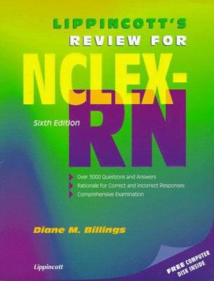 Lippincott's Review for NCLEX-RN [With Disk] 0397554524 Book Cover