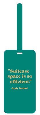 Andy Warhol Quotation Luggage Tag 0735363463 Book Cover