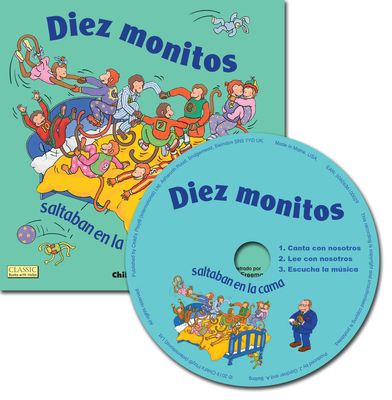 Diez Monitos Saltaban En La Cama [Spanish] 1786284022 Book Cover