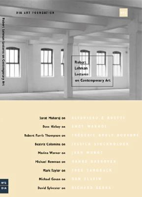 Robert Lehman Lectures on Contemporary Art No. 2 0944521789 Book Cover