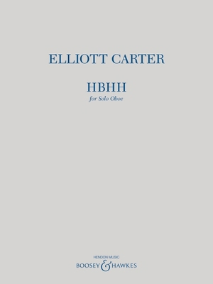 Hbhh for Solo Oboe 1705134882 Book Cover