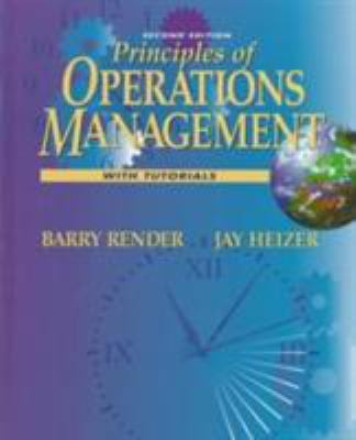 Principles of Operations Management with Tutorials 0132647710 Book Cover
