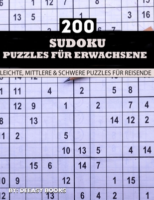 Sudoku Puzzles für Erwachsene: 200 Sudoku-Rätse... [German] B092H2KK9L Book Cover