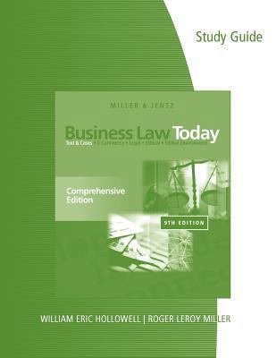 Study Guide for Miller/Jentz's Business Law Tod... 0538466316 Book Cover