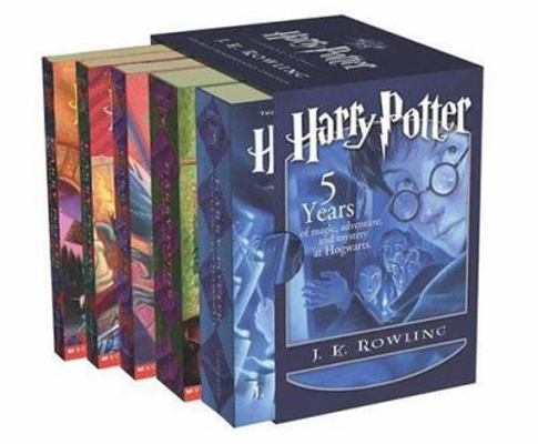 Harry Potter Boxset PB 1-5 0439682584 Book Cover