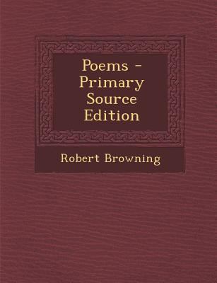 Poems - Primary Source Edition 1294033468 Book Cover