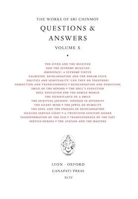 Sri Chinmoy: Answers X 1911319647 Book Cover