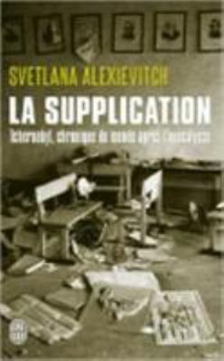 La Supplication: Tchernobyl [French] 2290343609 Book Cover