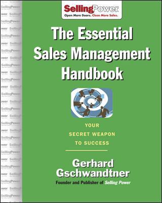 The Essential Sales Management Handbook: Your S... 0071476024 Book Cover