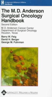 The M.D. Anderson Surgical Oncology Handbook 0781715814 Book Cover