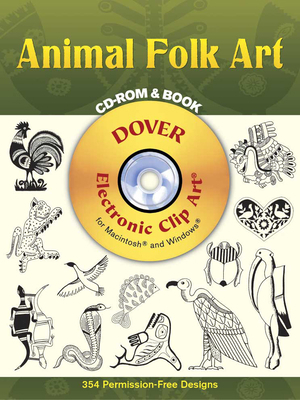 Animal Folk Art [With CD-ROM] 0486996700 Book Cover