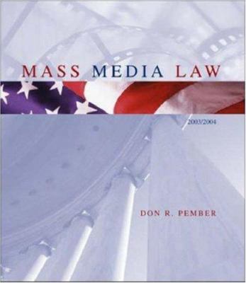 Mass Media Law, 2003 Edition, with Free Student... 0072559659 Book Cover