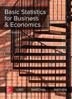 Basic Statistics for Business and Economics 1260187500 Book Cover