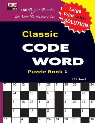 Classic CODE WORD Puzzle Book 1727133366 Book Cover