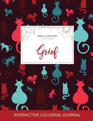 Adult Coloring Journal: Grief (Animal Illustrat... 1359811648 Book Cover