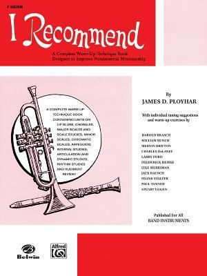 I Recommend: Horn in F 0769221521 Book Cover