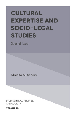 Cultural Expertise and Socio-Legal Studies: Spe... 1787695166 Book Cover