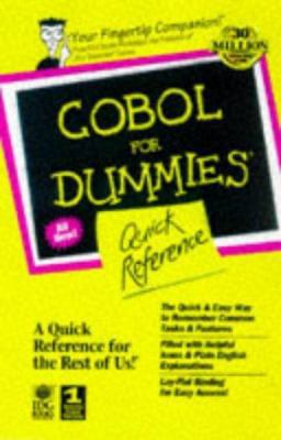 Cobol for Dummies Quick Reference 0764502476 Book Cover