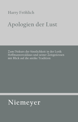 Apologien der Lust [German] 3484321253 Book Cover