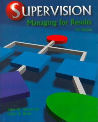 Supervision: Managing for Results 0028024915 Book Cover