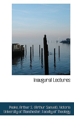 Inaugural Lectures 1113430060 Book Cover