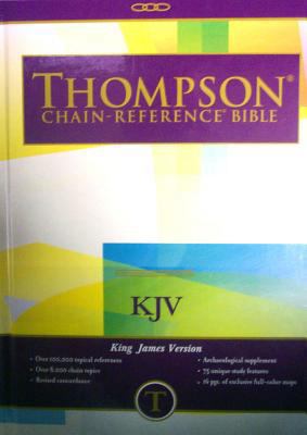 Thompson Chain-Reference Bible-KJV-Large Print [Large Print] 0887071481 Book Cover