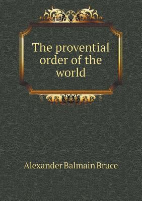 The provential order of the world 5518536895 Book Cover