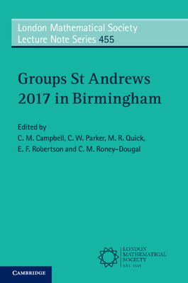 Groups St Andrews 2017 in Birmingham 110872874X Book Cover