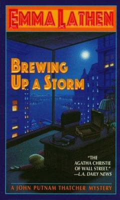 Brewing Up a Storm [Large Print] 0061044342 Book Cover