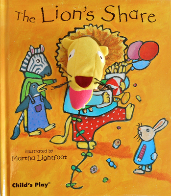 The Lion's Share [With Finger Puppets] 1846432480 Book Cover