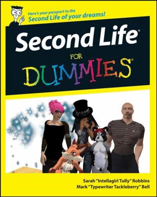 Second Life for Dummies 0470180250 Book Cover