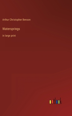 Watersprings: in large print 3368332015 Book Cover