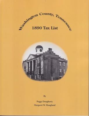 Paperback Washington County, Tennessee 1890 Tax List Book