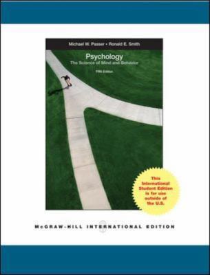 Psychology: The Science of Mind and Behavior 0071221646 Book Cover