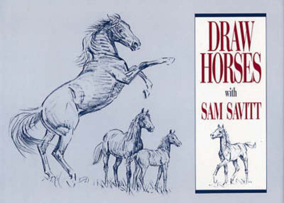 Draw Horses with Sam Savitt [Large Print] 0939481235 Book Cover