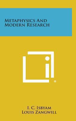 Metaphysics and Modern Research 1258892162 Book Cover