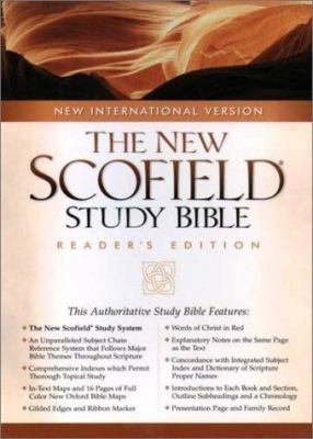 New Scofield Study Bible-NIV-Readers 0195281527 Book Cover