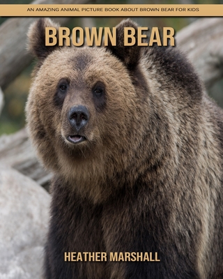 Paperback Brown Bear: An Amazing Animal Picture Book about Brown Bear for Kids [Large Print] Book