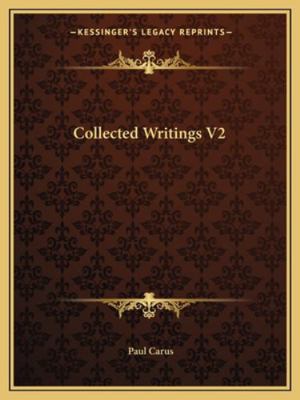 Collected Writings V2 1162811013 Book Cover