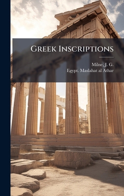 Greek Inscriptions B0FHBV2BVG Book Cover