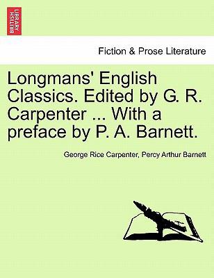 Longmans' English Classics. Edited by G. R. Car... 1241572801 Book Cover